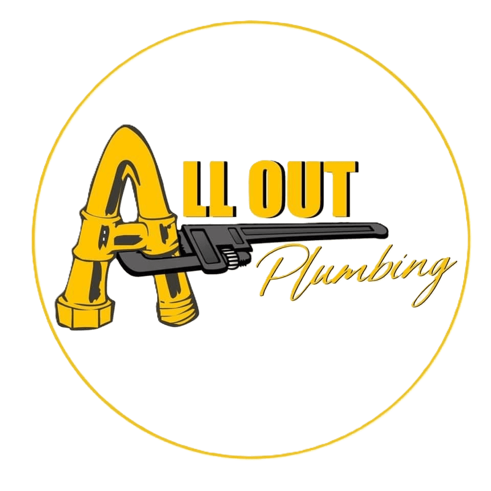 All Out Plumbing Services Logo Clear Background
